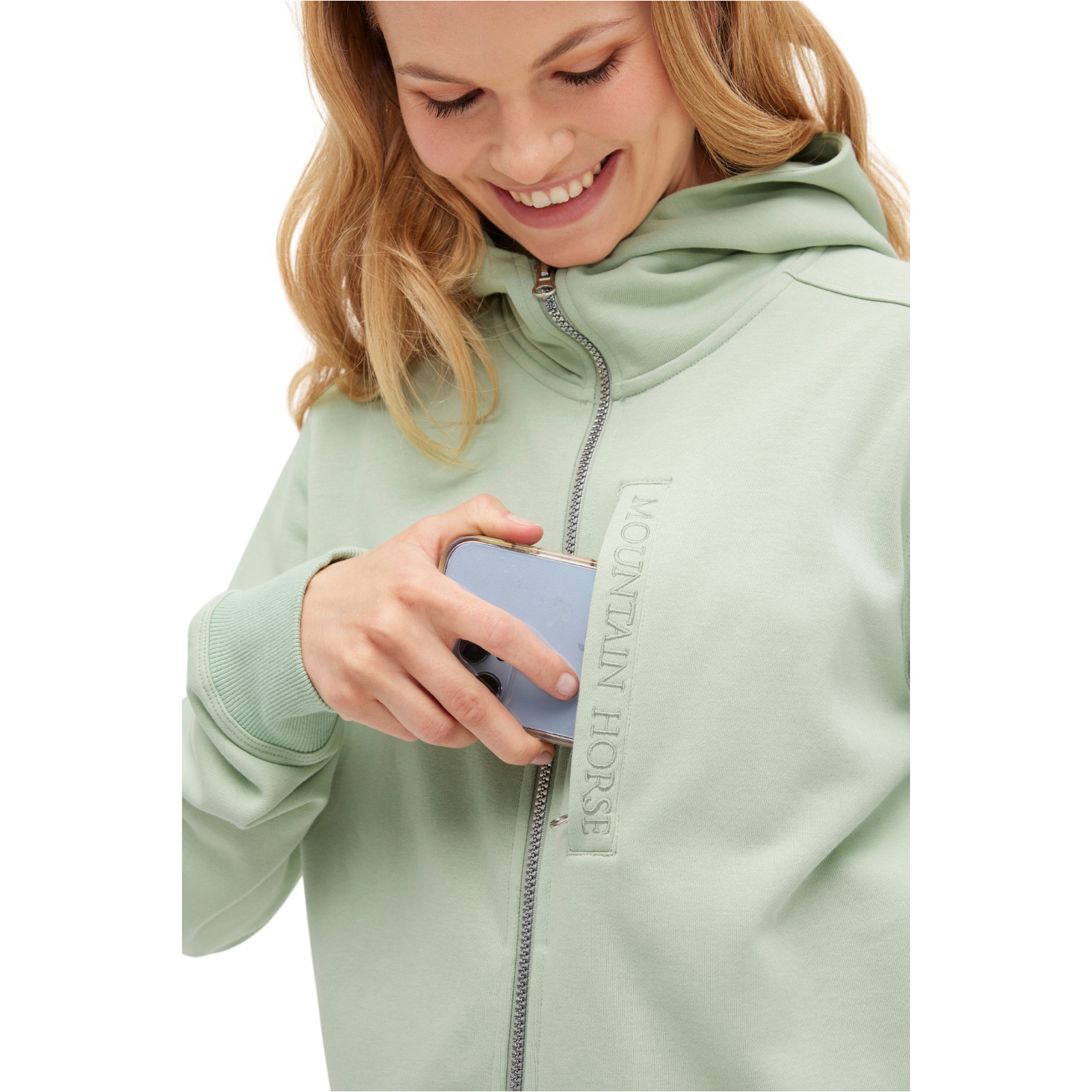 2025 Mountain Horse Paradise Hoodie 458105 - Green - Womens